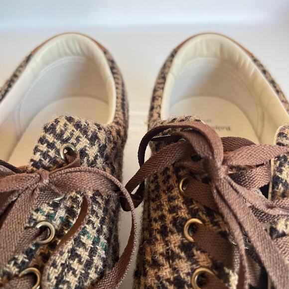 POLO RALPH LAUREN Keaton Harris Tweed Sneaker In Glen Plaid Size 14 - Picture 14 of 16